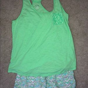 🍃3 for $10🍃 Tank Top PJ Set